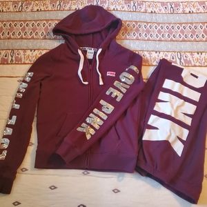 PINK hoodie & pants set